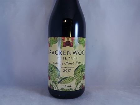 Brackenwood Gamay Pinot Noir Adelaide Hills 2017